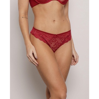 Calcinha Feminina Fio Renda Vermelha