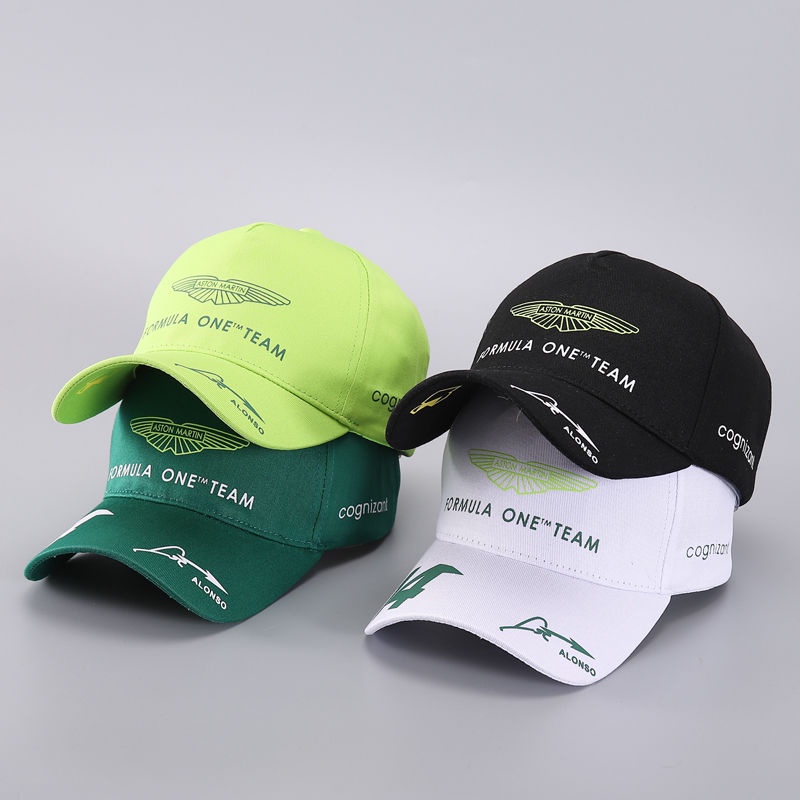 F1 Chapéu Aston Martin Equipe de corrida Aston Martin Boné de Baseball Alonzo Homens Mulheres