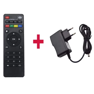 Fonte de Alimentação + Controle Compatível Tv 4k Controle Remoto Smart Fonte Universal