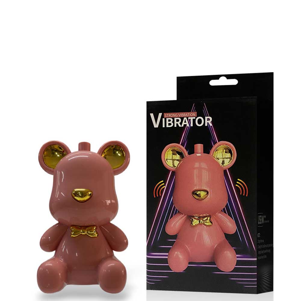 Vibrador Recarregável Design de Urso: 2 Modos de Vibração | Shopee Brasil