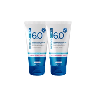 Dermachem Kit 2 Protetor Solar Facial FPS 60 - 2 Unidades