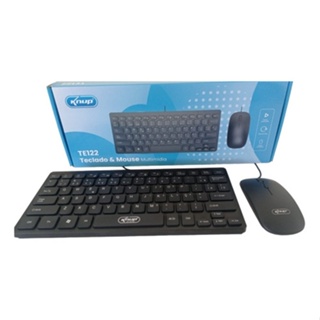 Kit Teclado E Mouse Com Fio Usb Ultrafino