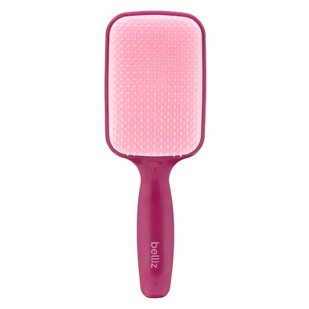 Escova De Cabelo Belliz Flex Raquete Cassis