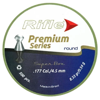 Chumbinho Rifle Premium Series Round 4.5mm 500un Super Box