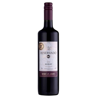 Vinho Marcus James Reservado Merlot Tinto 750ml - Kit com 3 Garrafas