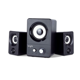 Mini Subwoofer Bright 590, Surround 2.1, 11W, USB, Preto