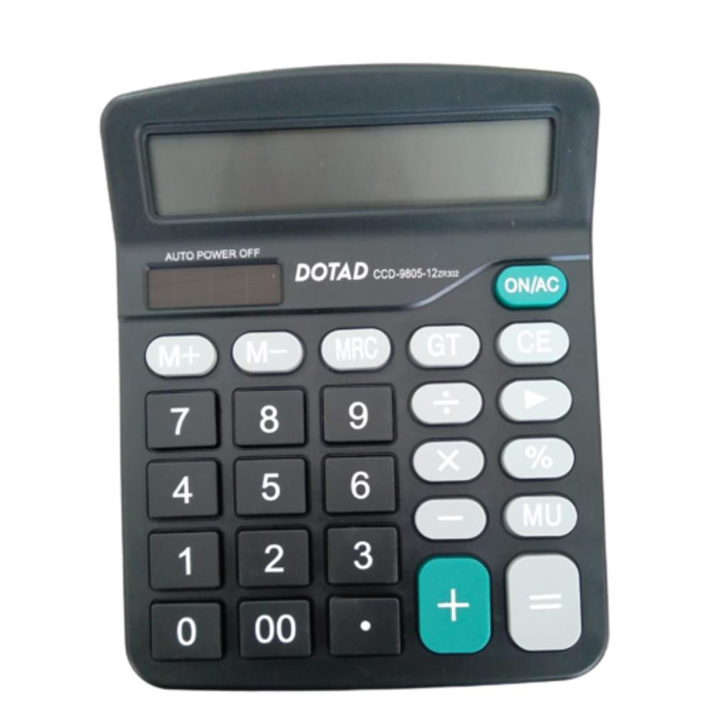 Calculadora De Mesa Comercial Escritorio Display 12 Digitos Dotad