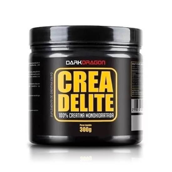 Creatina 100% Original Creadelite 300g Dark Dragon Hardcore Máxima Absorção Suplementos Academia Creatine Turbo