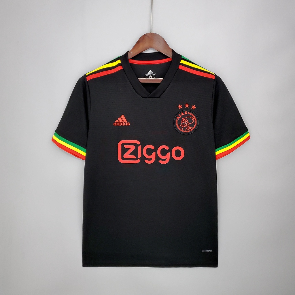 21-22 Camisa De Futebol Masculinas Ajax Third away