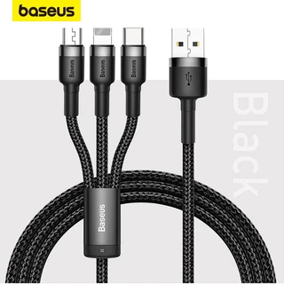Baseus 3 Em 1 Cabo USB Multi-Carregamento Para M + L + C IPhone Android