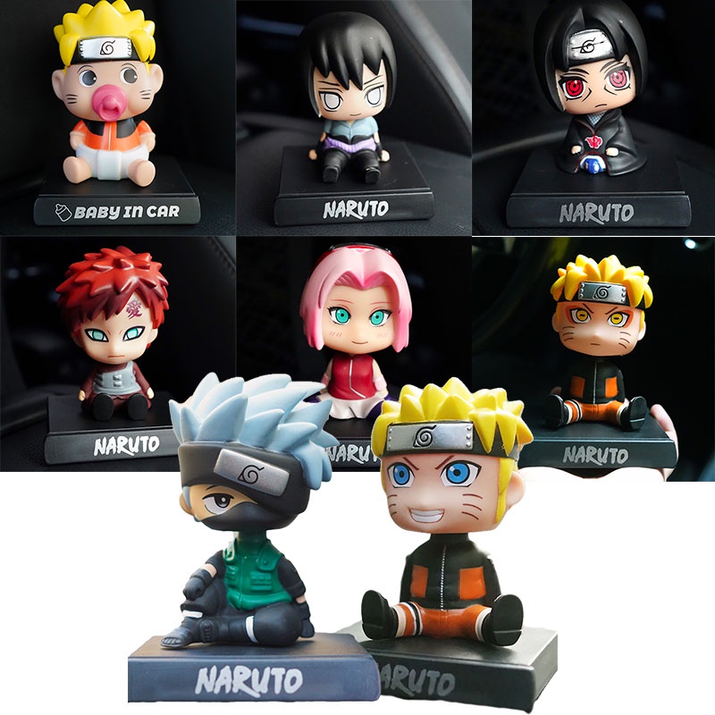 Naruto Anime Action Figurine Modelo, Brinquedos fofos, Figurais Q, Uzumaki,  Kakashi, Uchiha, Sasuke, Itachi, 9cm - AliExpress