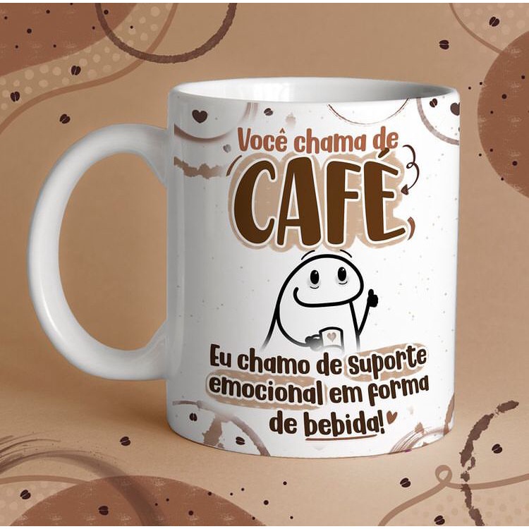 Caneca Meme Flork Bastão Basebal 325ml Xícara Envio Imediato Cerâmica Café  Xicara Caneco Leite Quente Chá Envio Imediato no Shoptime