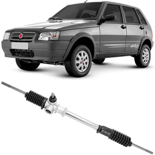 Caixa Direção Mecânica Fiat Uno Mille 92 A 2014 Sem Pino