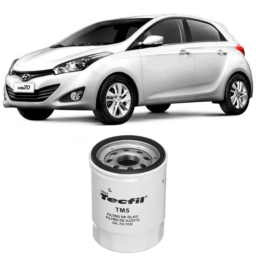 Filtro Óleo Hyundai Hb20 1.0 1.6 2012 A 2019 Tecfil - Psl55m