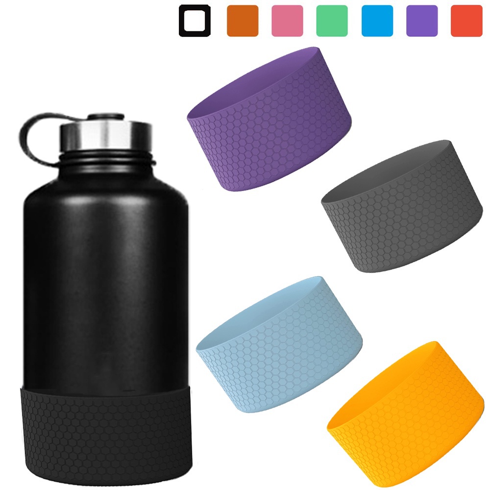 Capa Protetora De Manga De Silicone 64oz Para Acessórios Aquaflask Protetor De Bota De Tumbler Borracha BPA-Free Anti-Slip Bottom Sleeve Cover