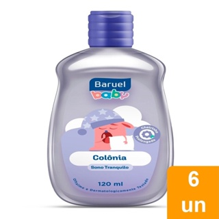 Colônia Baruel Baby Sono Tranquilo 120ml - Embalagem 6 Unidades