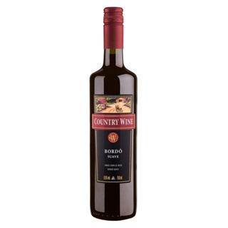 Vinho Country Wine Bordô Tinto Suave 750ml