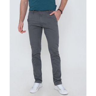 Calça Sarja Masculina Alfaiataria Reta Cinza