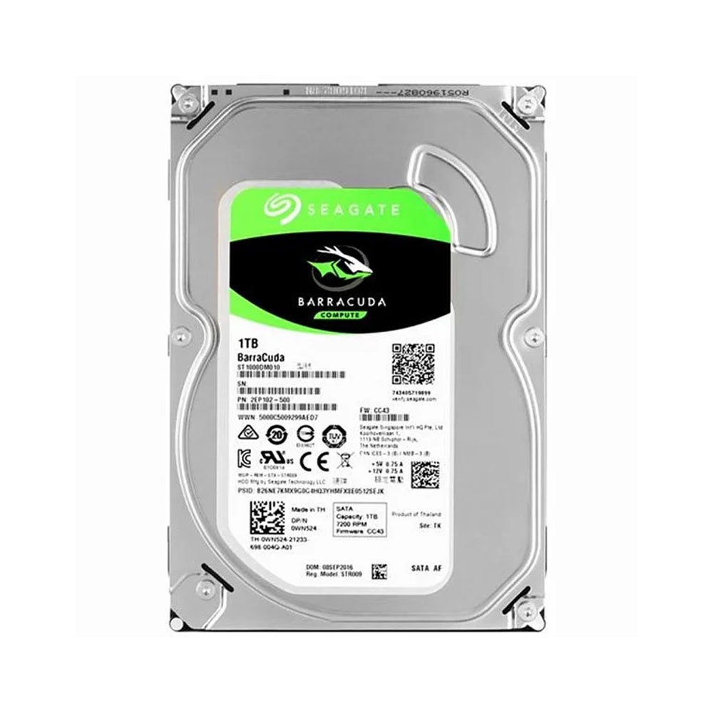 Hd Interno Seagate Barracuda 1tb Sata 3 7200rpm 64mb Desktop