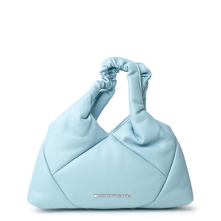 Bolsa Tote Napa Macia Candy Blue Matelassê Pequim_4
