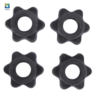 2 Pares Porca Sextavada Dumbbell , De Haste Colarinhos Spinlock Para Barras Barbell Treinamento Esportivo
