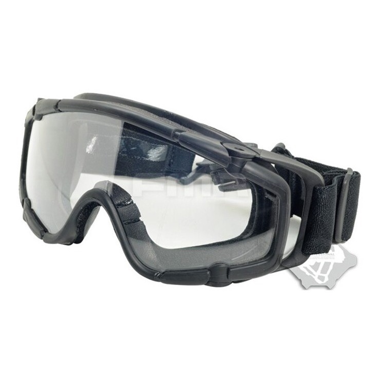 OCULOS AIRSOFT FMA BALLISTIC BK 2 LENTES PRETA TRANSPARENTE