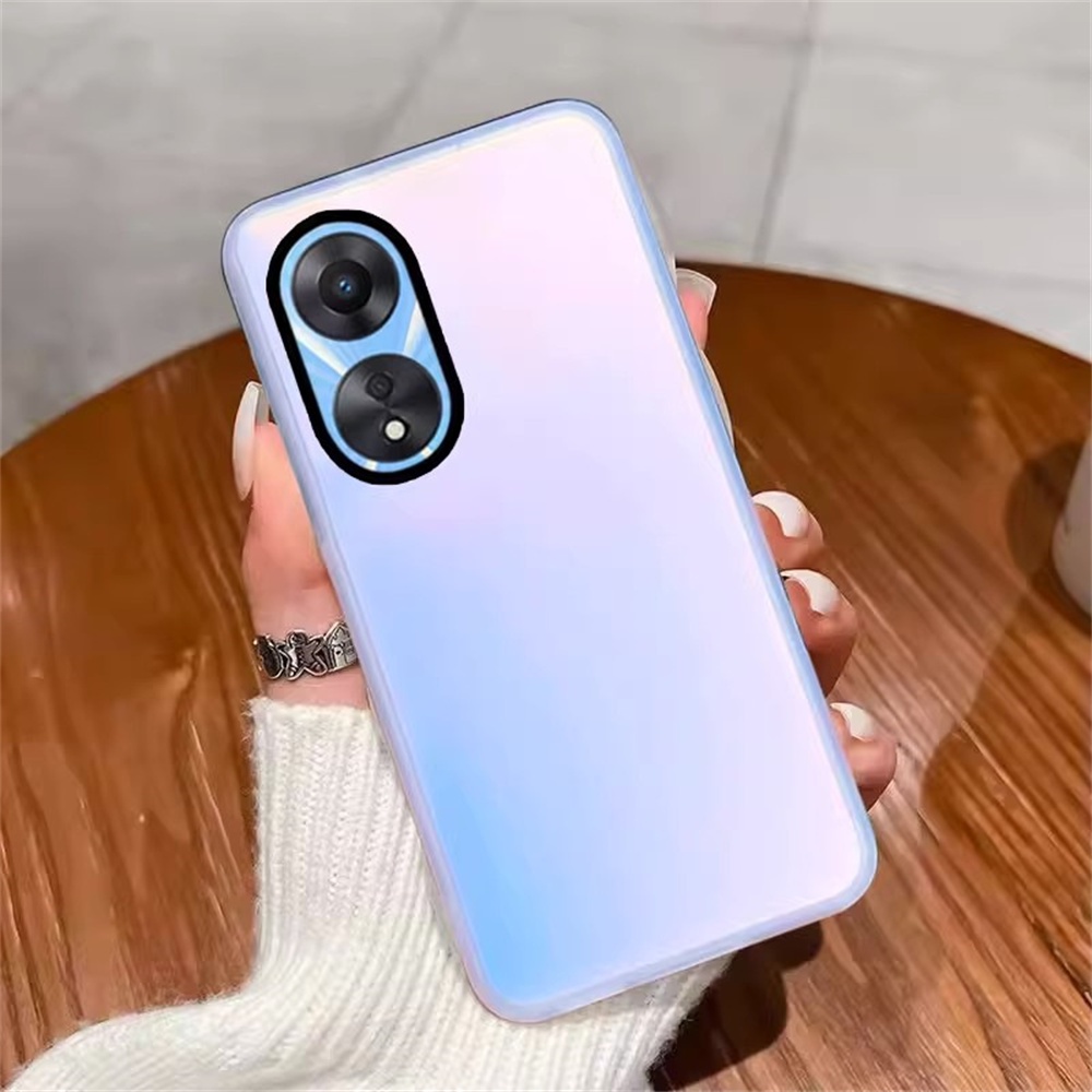 Capa de telefone transparente colorida para iPhone 14 13 12 11 Pro Max XR  XS X