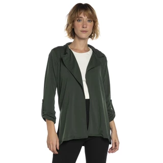 Casaco Feminino Moletinho Liso Polo Wear Verde Escuro