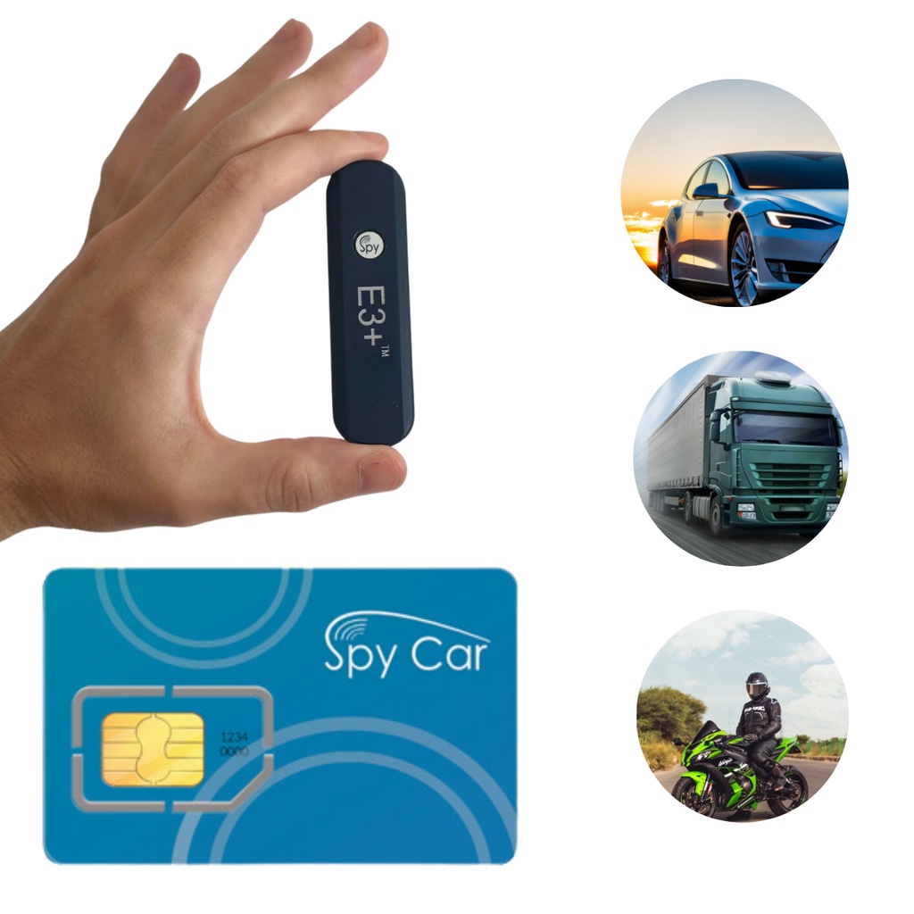 Rastreador Localizador GPS/GSM Spy Para Carro Moto C/ Chip | Shopee Brasil