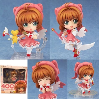 Captor De Cartão Nendoroid Ação Sakura Figura 400 Kinomoto Anime PVC Modelo Toy Kids Gift