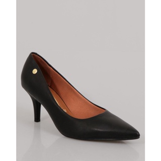 Scarpin Feminino Vizzano Bico Fino Preto