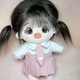 20cm anime kawaii macio cabelo boneca de pelúcia boneca de algodão