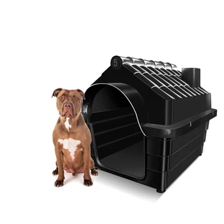 Casa Casinha Cachorro Plástica Desmontável N6 Porte Médio a Grande MECPET Com Proteção Raios UV Resistente Durável