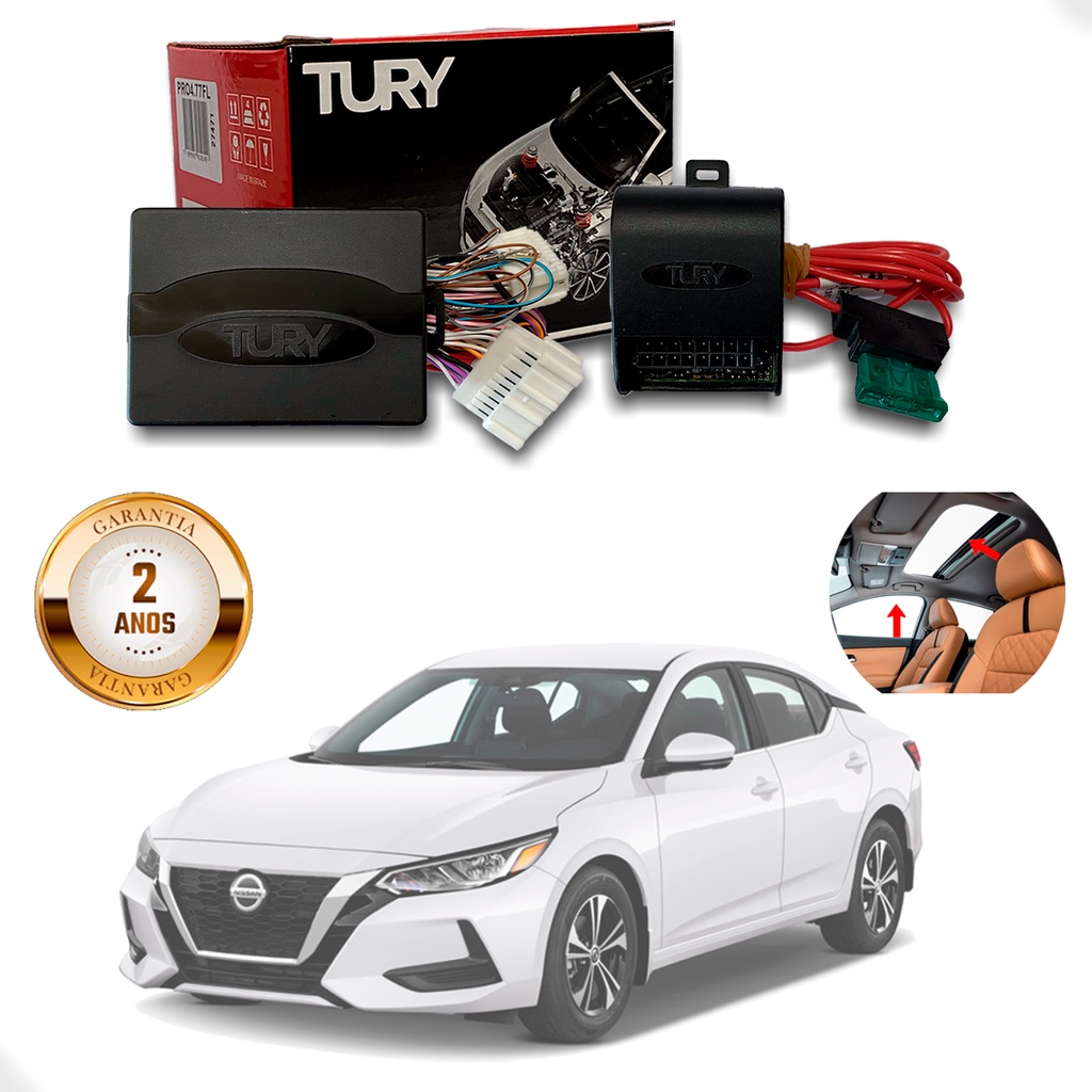 Módulo Vidro Elétrico 4 Portas Tury PRO 4.77 FL Nissan Sentra 2023