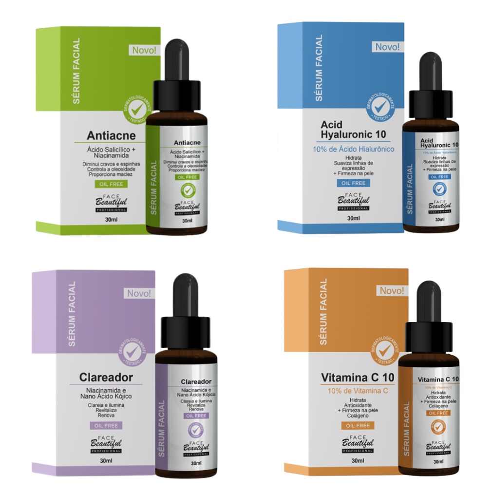 Beautiful Skin セット Kit Face Beautiful Skin Care e Cuidados Elimina Impurezas e