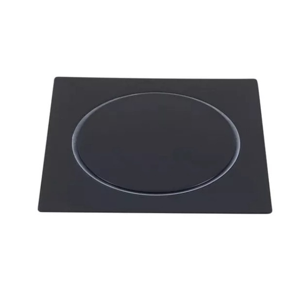 Ralo Para Banheiro 15x15 Click Preto Fosco Inteligente Preto