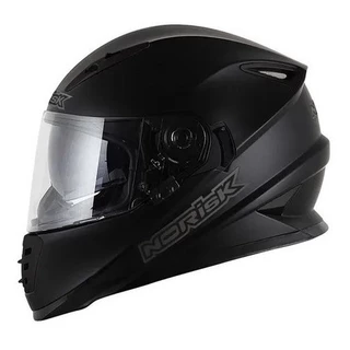 Capacete Norisk Ff302 Monocolor Matte Black C/ Viseira Solar