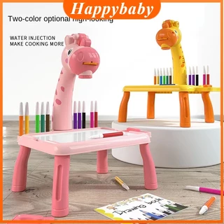Projetor De Pintura Infantil Mesa De Aprendizagem De Brinquedos Com 24 Desenhos Desenho Educacional