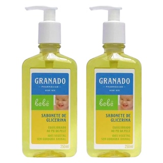 Sabonete Líquido Granado Bebê Glicerina 250ml - Kit com 2 Unidades