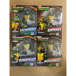 Shf tartaruga ninja leo leonardo rafael michelangelo donatello figura de  ação modelo brinquedos