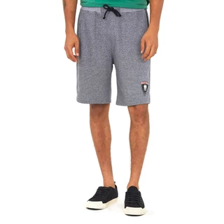 Bermuda Masculina de Moletom Polo Wear Cinza Escuro