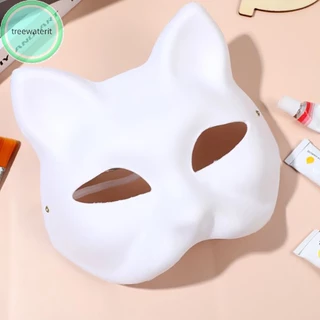 Máscara De Festa Raposas Anime Cosplay Japonesa Rave Máscaras De Gato De Pintura À Mão Raposa br