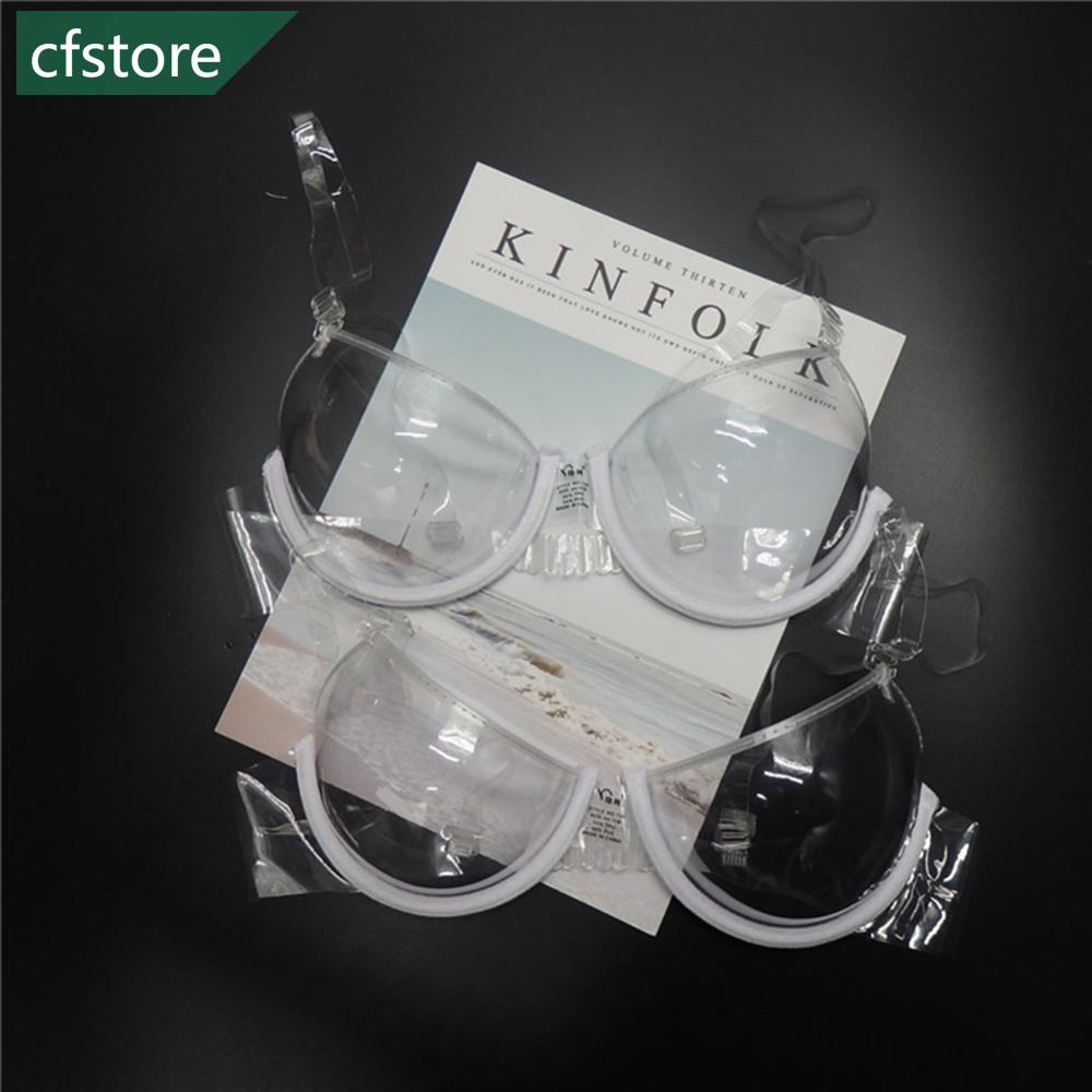 CFSTORE Mulher Plástico Transparente Invisível Soutien Descartável Lingerie F8T6