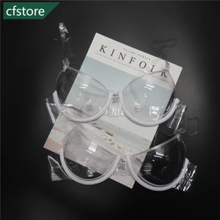 CFSTORE Mulher Plástico Transparente Invisível Soutien Descartável Lingerie F8T6