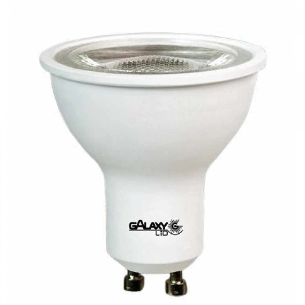 LAMPADA DICROICA MR16 LED 4,8W BIVOLT GU10 2700K GALAXY