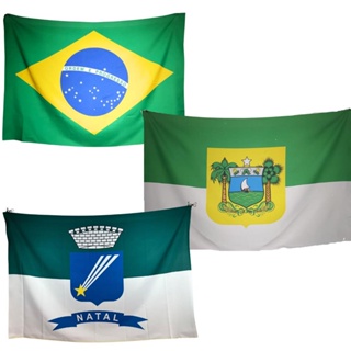 Bandeira Do Brasil Oficial Grande 1,5m X 0,90 Em Poliéster