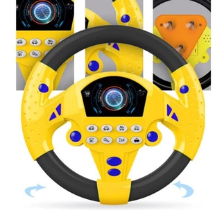 Volante De Brinquedo Interativo Com Som/Simulação/Carro Sortido