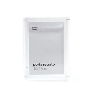 Moldura Caixa De Acrílico Para Decoração - 17x12x4cm