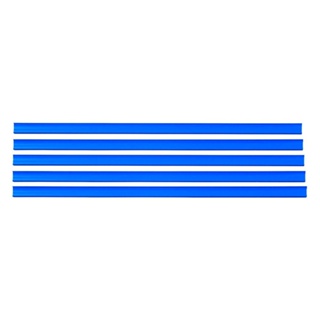 Porta Etiquetas SA Simples para Gôndolas 905mm Azul Embalagem com 5 Unidades