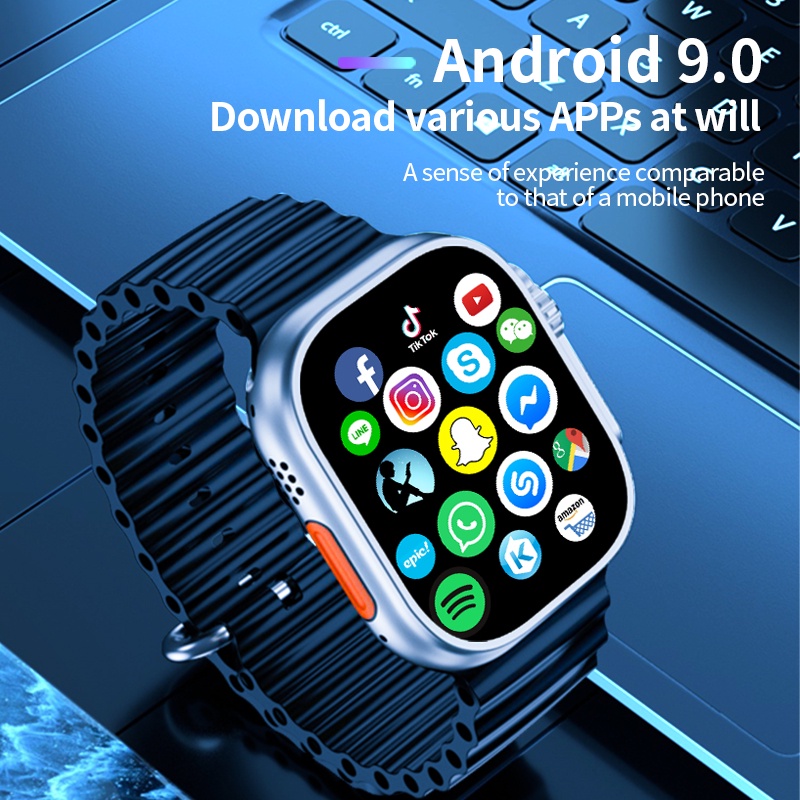 Smartwatch Suporte Google Play, Relógio Inteligente 4G, Aplicativo de  download, Câmera dupla Android, 1,99 , Tela de toque completa, LTE, GPS,  WiFi, Novo - AliExpress